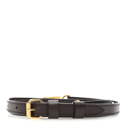 Louis Vuitton Calfskin 16mm Adjustable Shoulder Strap Brown 2 of 4