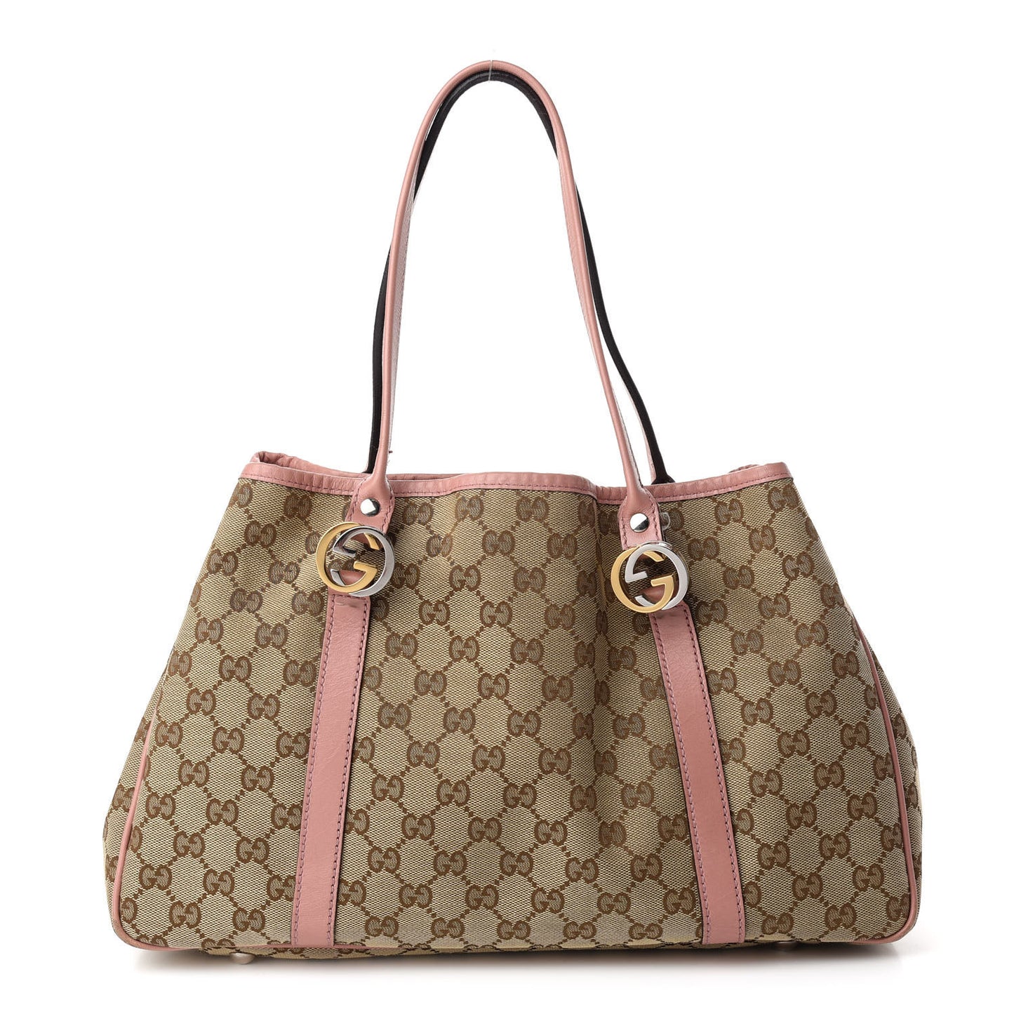 Monogram Medium Twins Tote Pink