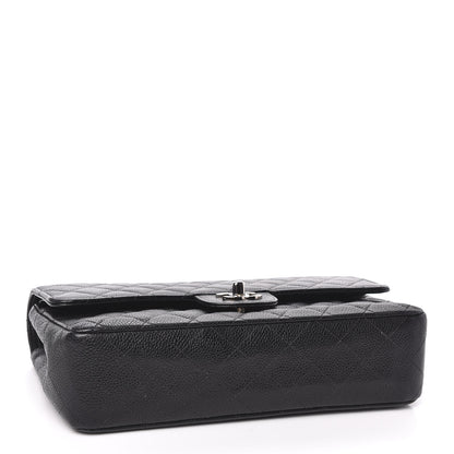 Chanel Caviar Quilted Medium Double Flap Black 3 of 11