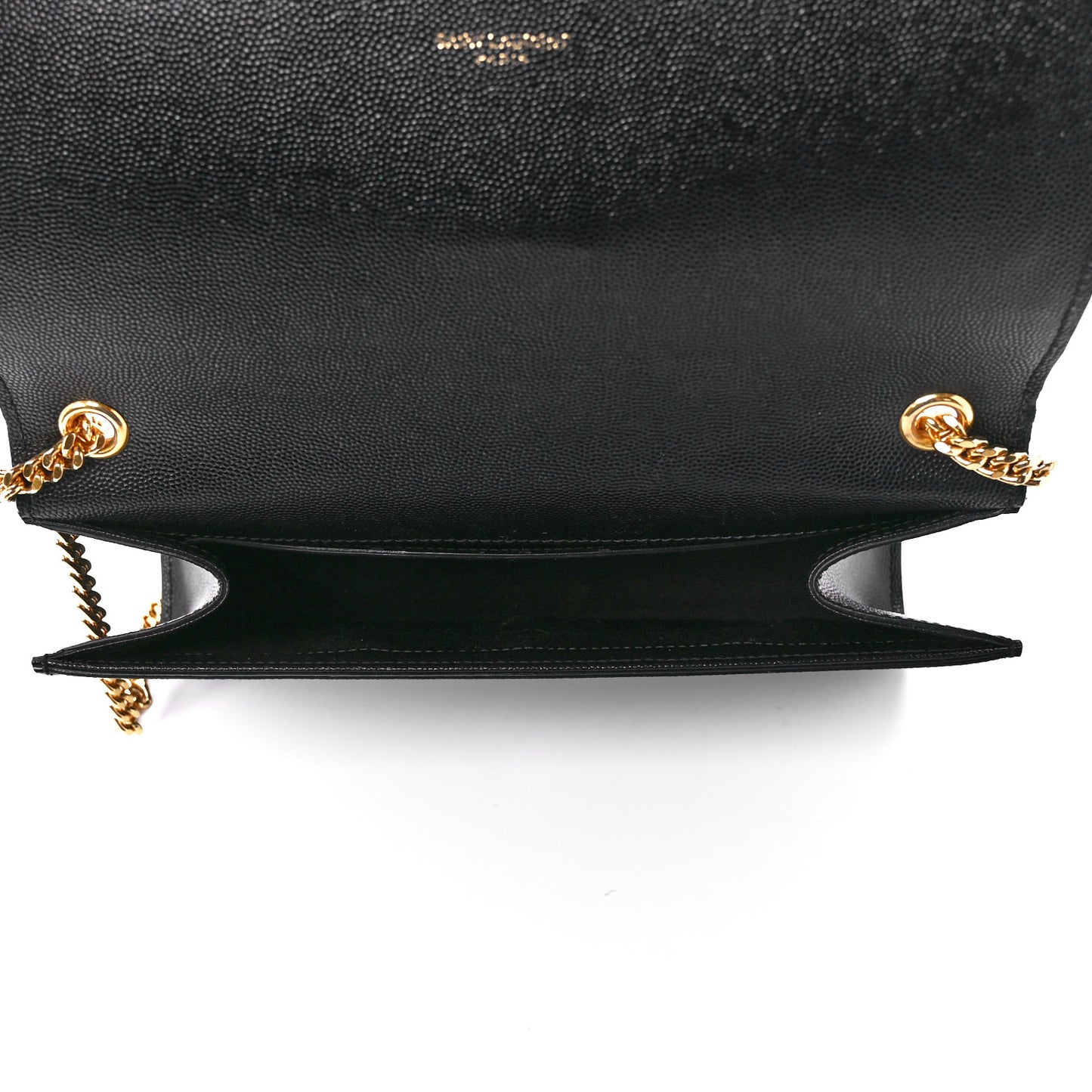 Grain De Poudre Medium Classic Monogram Kate Satchel Black