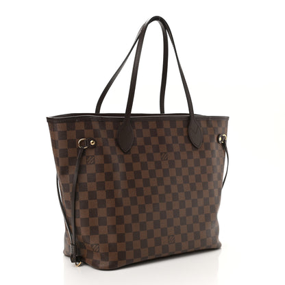 Louis Vuitton Damier Ebene Neo Neverfull MM Rose Ballerine 3 of 10