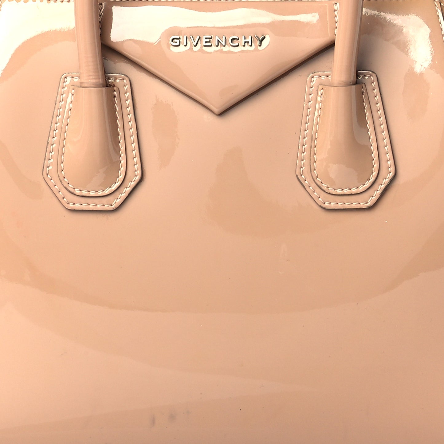 Patent Calfskin Small Antigona Pink