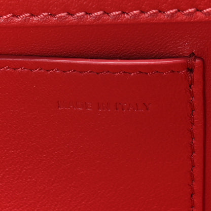 Valentino Garavani Calfskin Enamel Vlogo Loco Shoulder Bag Rouge Pur 7 of 12