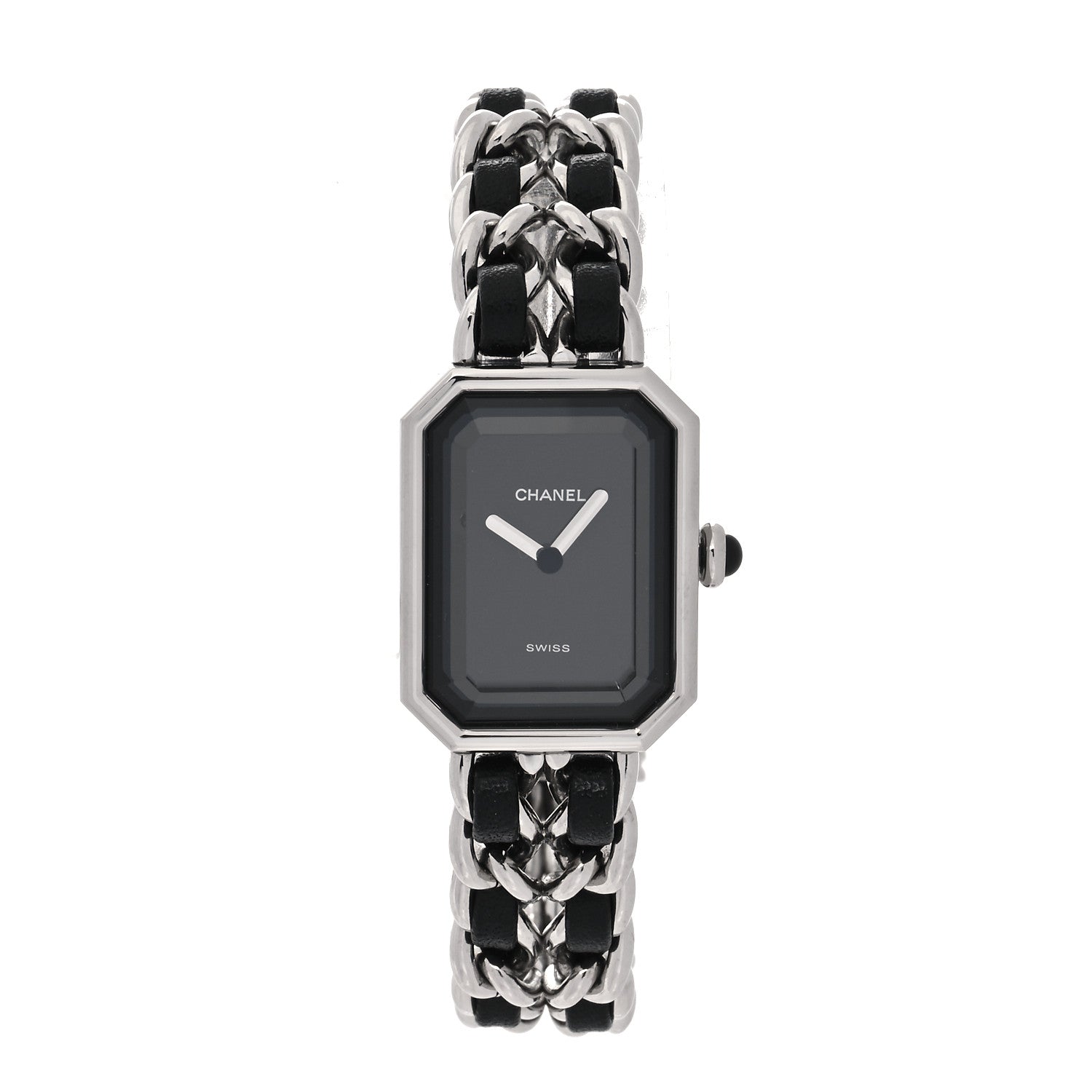 Chanel Stainless Steel Lambskin 20mm Chain Premiere Quartz Watch L 1 of 4