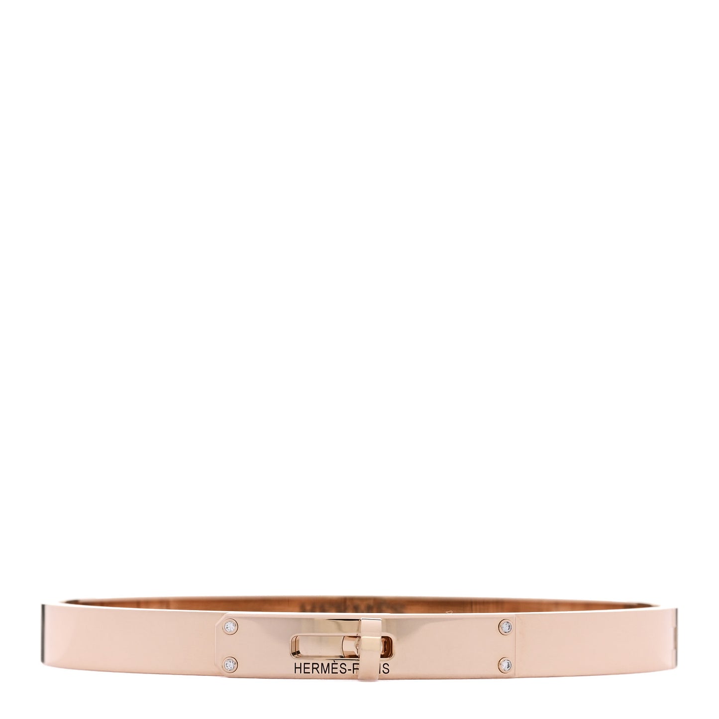 18K Rose Gold Diamond PM Kelly Bracelet XS