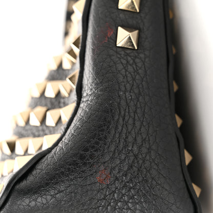 Valentino Garavani Grained Calfskin Small Rockstud All Over Crossbody Bag Black 10 of 10