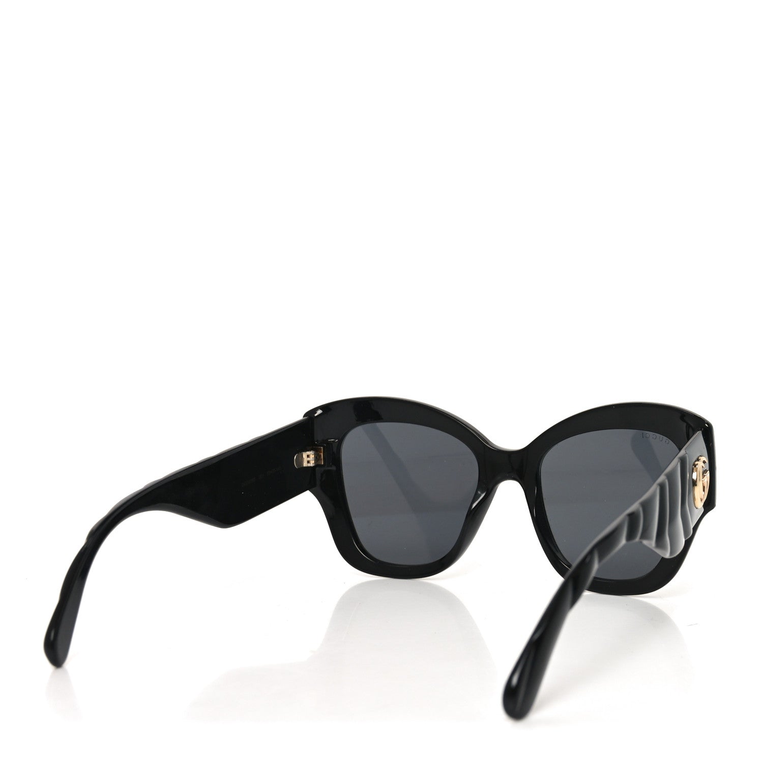 Gucci Acetate GG Butterfly Sunglasses GG0808S Black 4 of 7