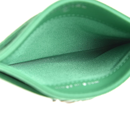 Chanel Caviar Quilted Boy Card Holder Green 5 of 9