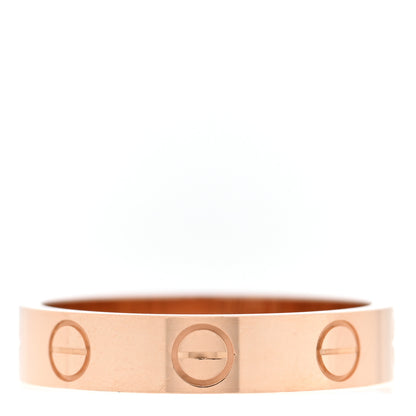 Cartier 18K Pink Gold 3.5mm LOVE Wedding Band Ring 49 4.75 3 of 4