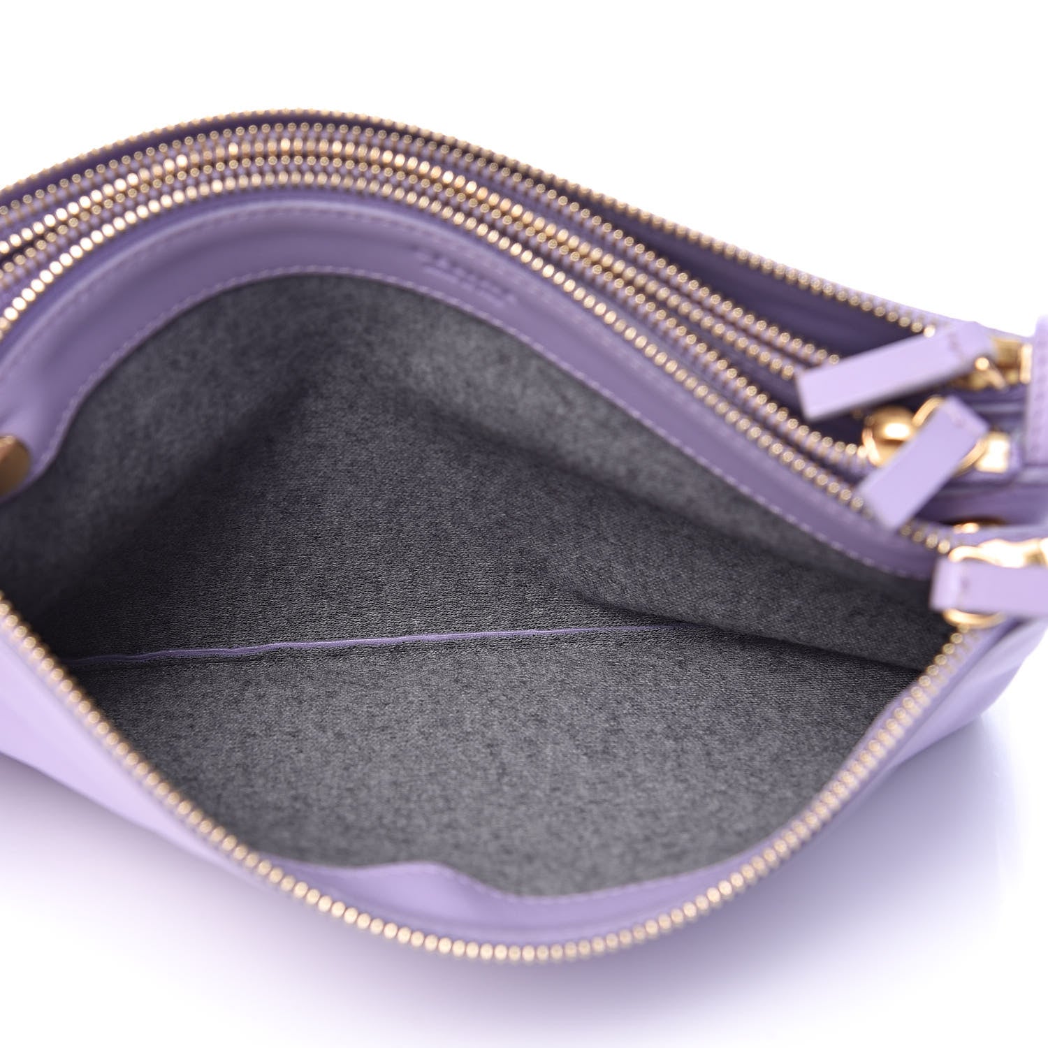 Celine Lambskin Large Trio Crossbody Bag Lilac 5 of 12