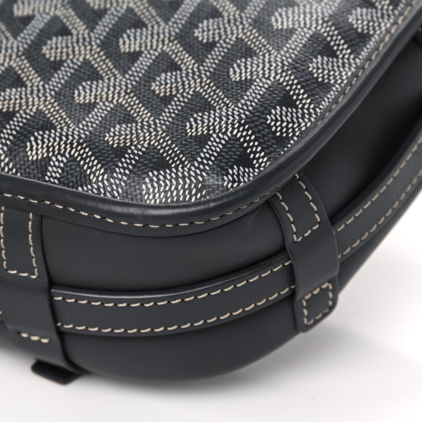 Goyardine Belvedere PM Messenger Bag Grey