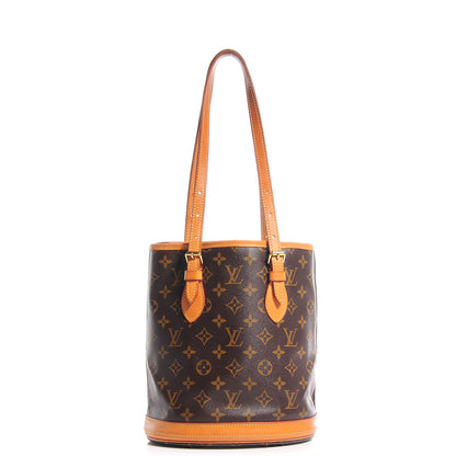 Louis Vuitton Monogram Petit Bucket 23 1 of 8
