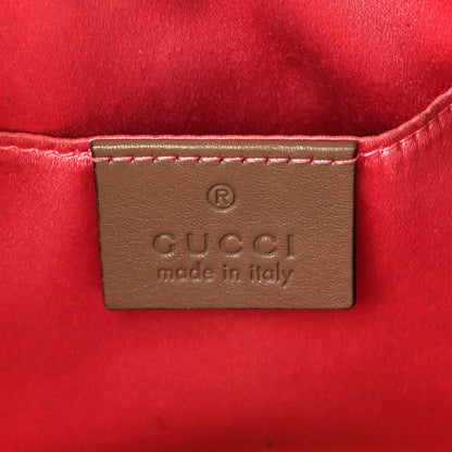 Gucci Velvet Matelasse Small GG Marmont Chain Shoulder Bag Taupe 6 of 11