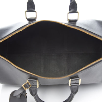 Louis Vuitton Epi Keepall 45 Black 5 of 13