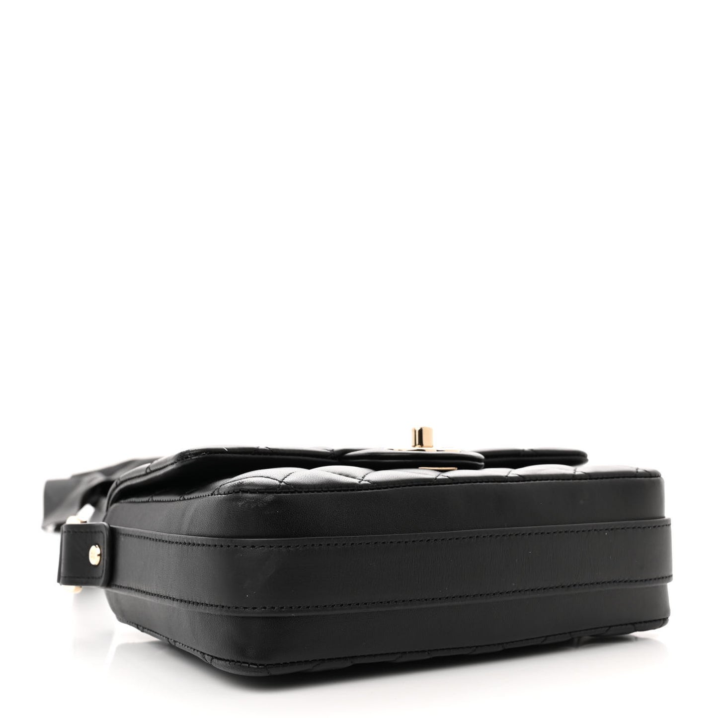 Calfskin Quilted Bolero De Chanel Flap Bag Black