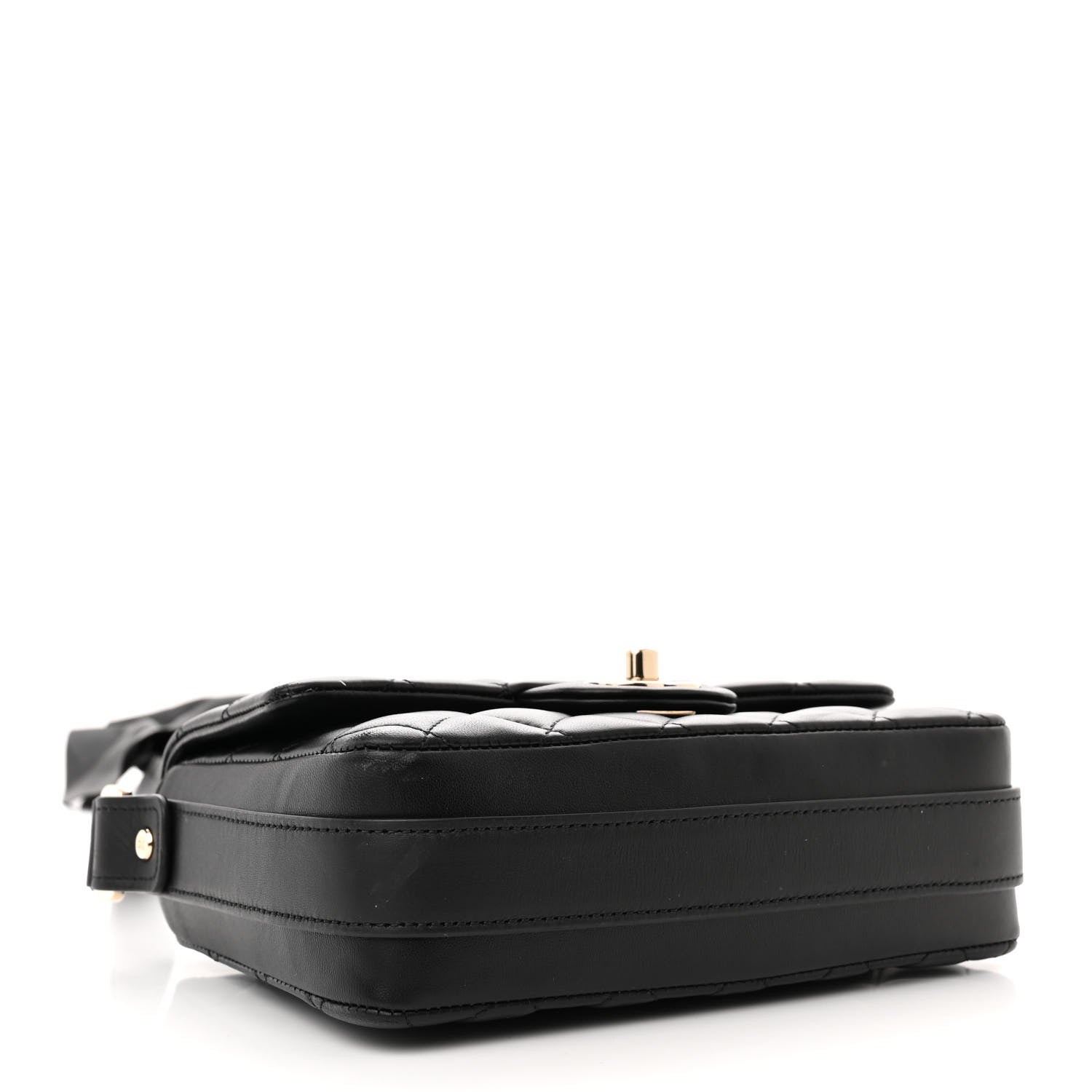 Chanel Calfskin Quilted Bolero De Chanel Flap Bag Black 4 of 14