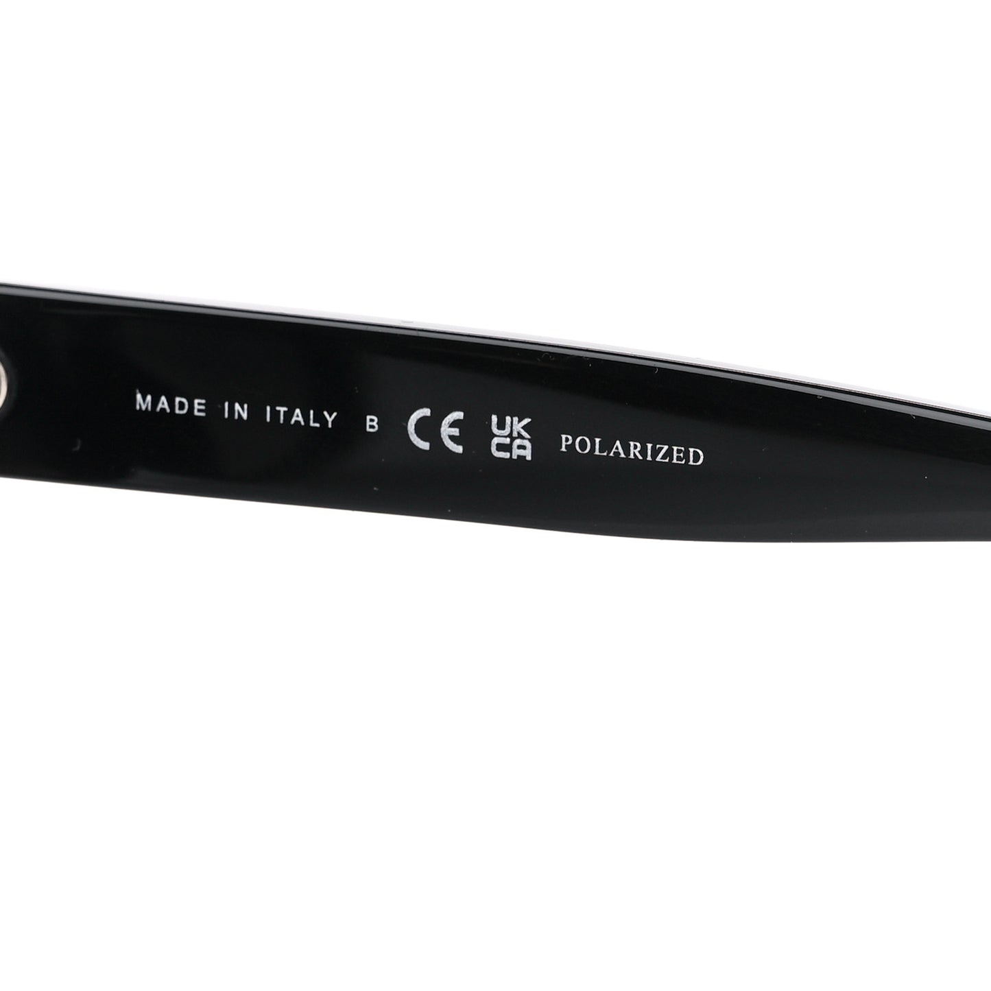 Acetate Polarized Pearl CC Square Sunglasses 5482-H Black