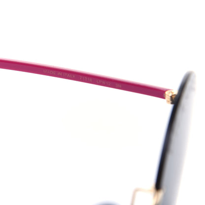 Chanel X PHARRELL WILLIAMS Gold Plated Acetate Round Sunglasses Pink 5 of 8