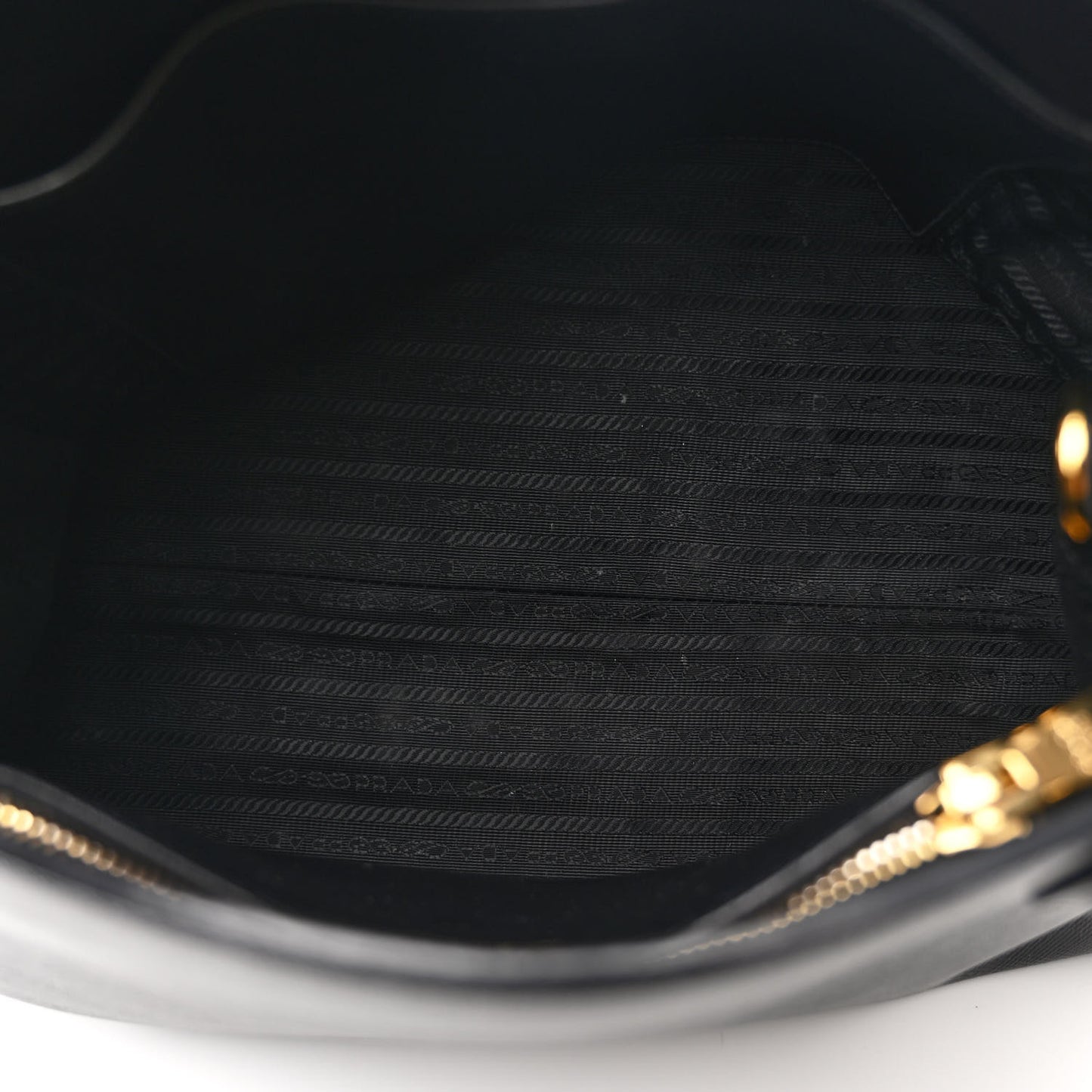 Saffiano Cuir Calfskin Medium Monochrome Top Handle Tote Black