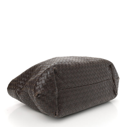Bottega Veneta Nappa Intrecciato Large Capri Tote Ebano 4 of 10
