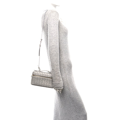 Bottega Veneta Calfskin Intrecciato Bang Bang Vanity Case Limestone 2 of 9