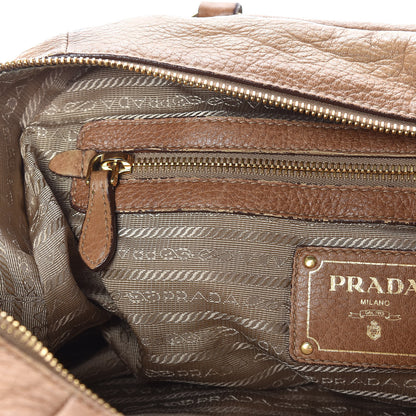 Prada Cervo Antik Dome Satchel Sughero 8 of 25