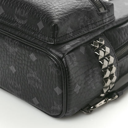 MCM Visetos Side Stud X-Mini Stark Bebe Boo Backpack Black 10 of 10