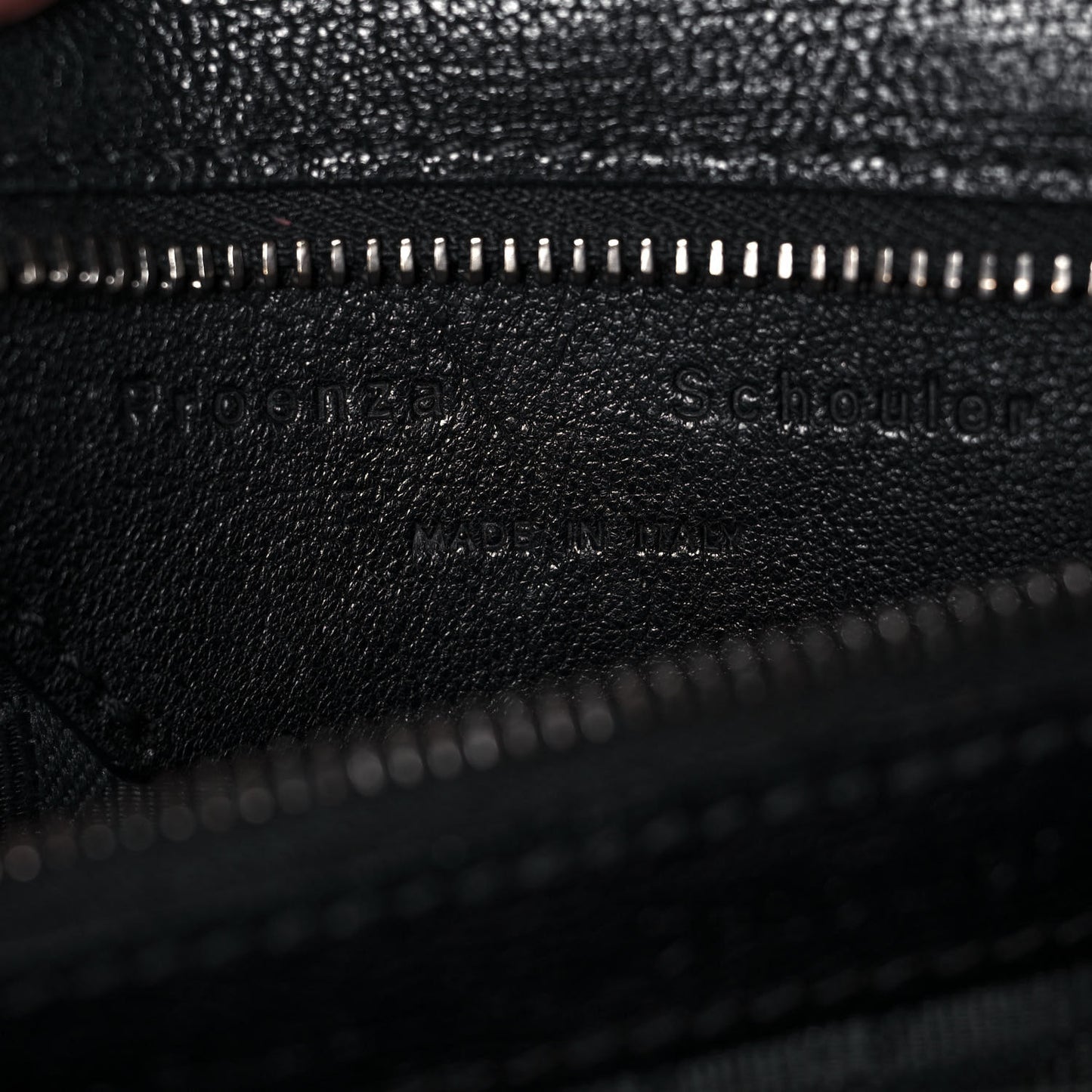 Lambskin Fringe PS1 Crossbody Pouch Black