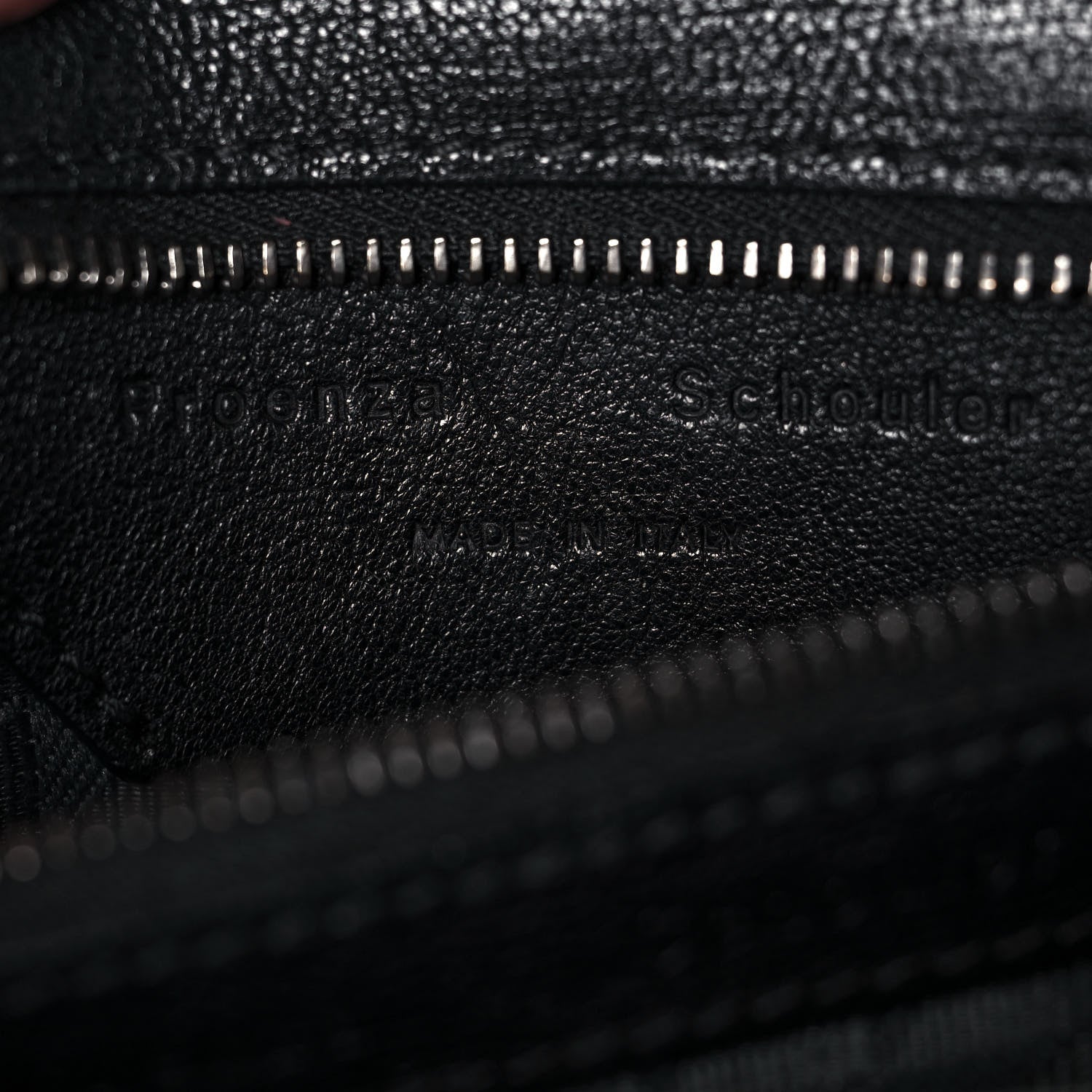 Proenza Schouler Lambskin Fringe PS1 Crossbody Pouch Black 7 of 14