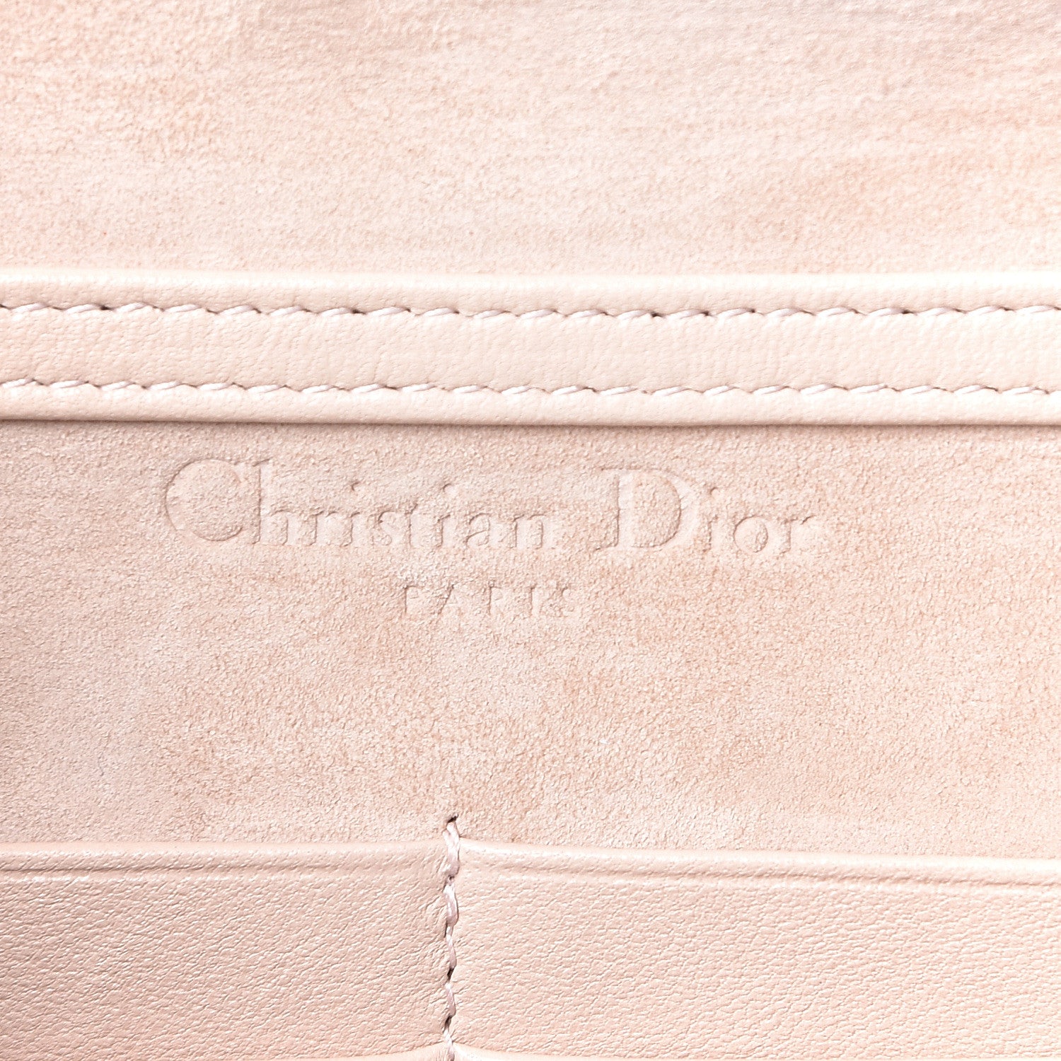 Christian Dior Lambskin Cannage Dioraddict Wallet on Chain Clutch Rose Poudre 8 of 11