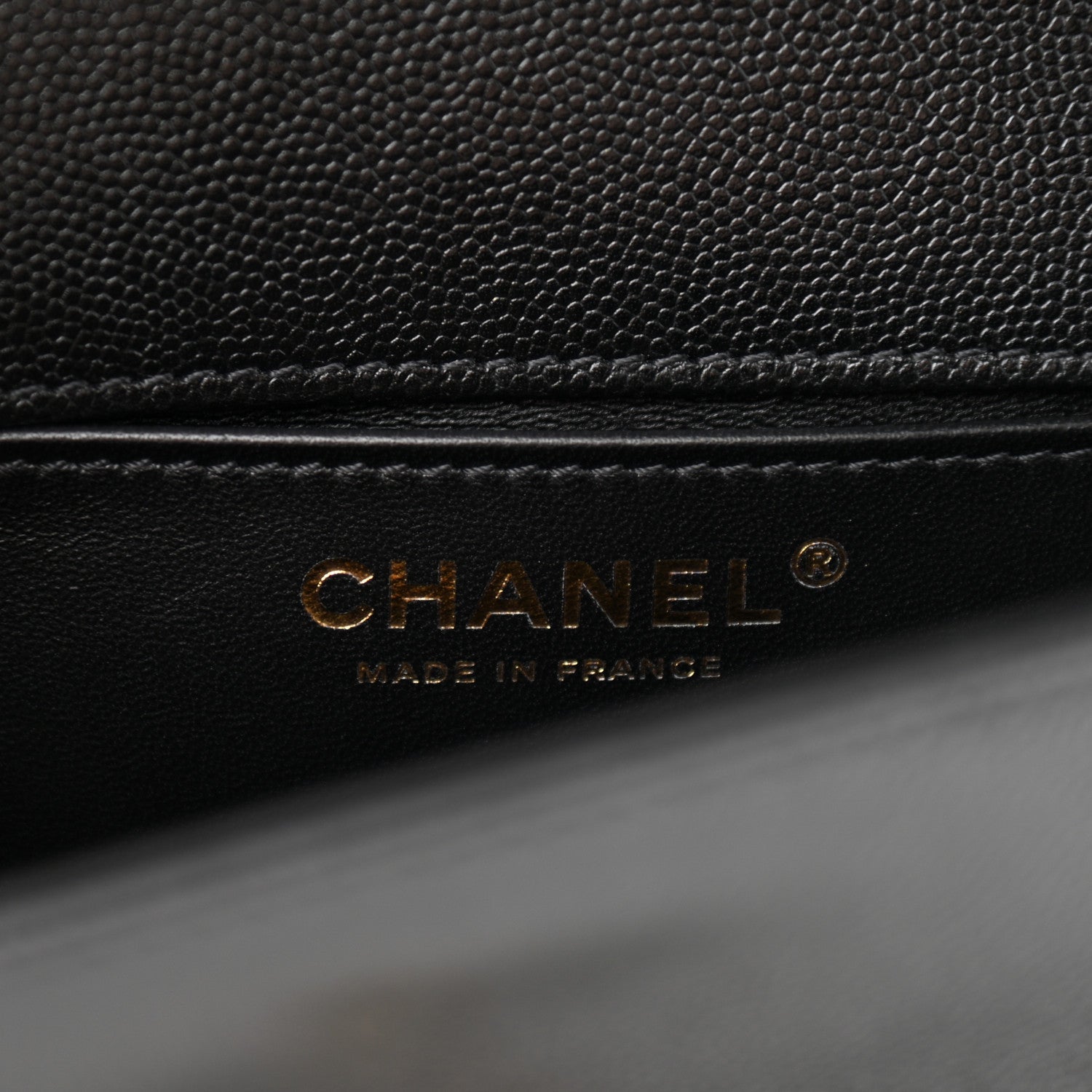 Chanel Caviar Chevron Quilted Small Boy Flap Black 6 of 11