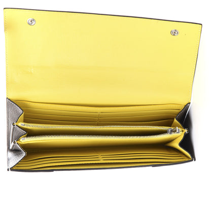 Celine Drummed Calfskin Large Multifunction Flap Wallet Souris 5 of 8