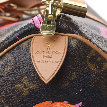 Louis Vuitton Monogram Roses Keepall 50 7 of 9