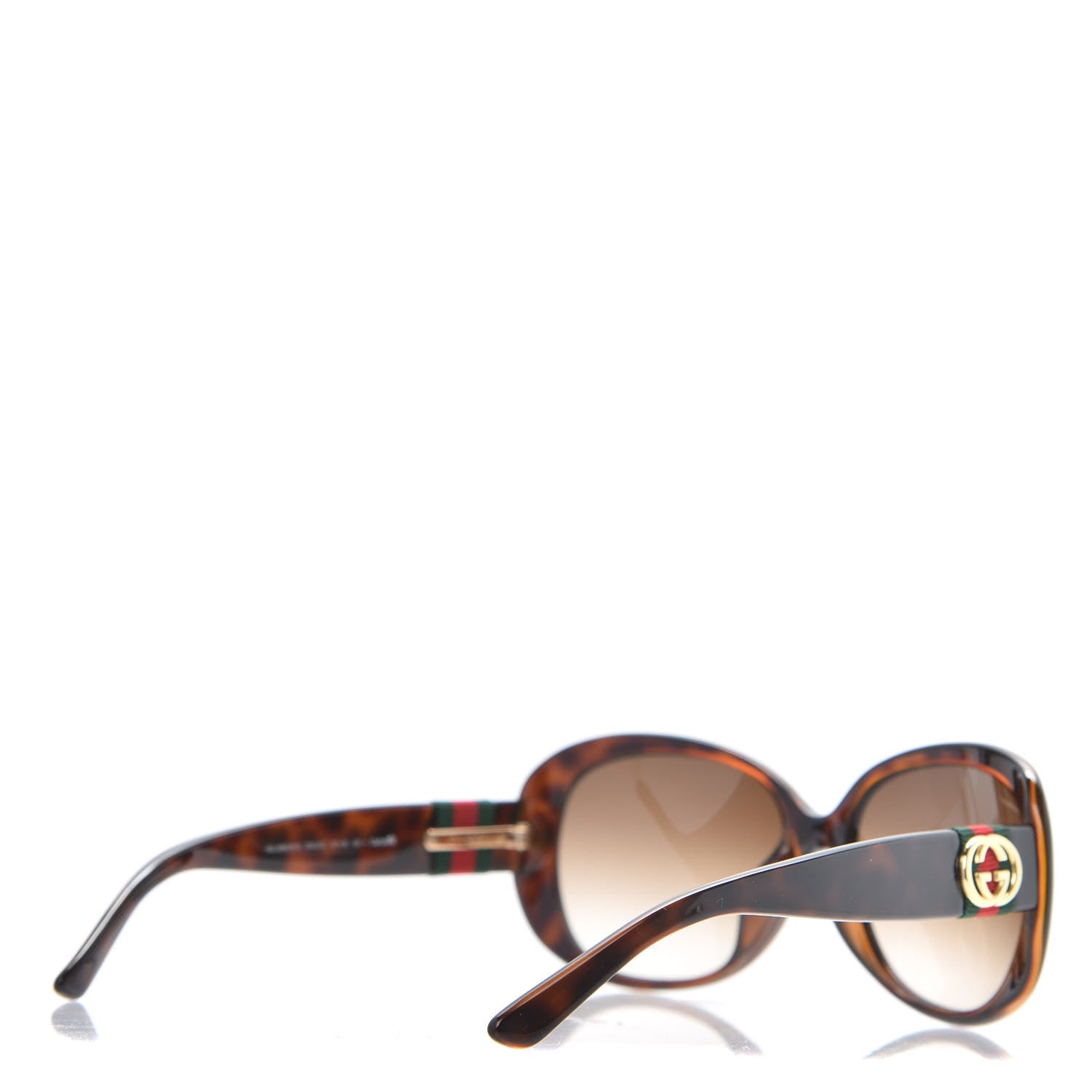 Gucci Acetate Web Oversized Sunglasses GG3660 Tortoise 4 of 8