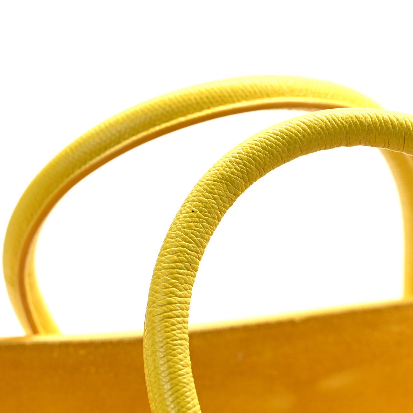 Grained Calfskin Medium Phantom Luggage Yellow