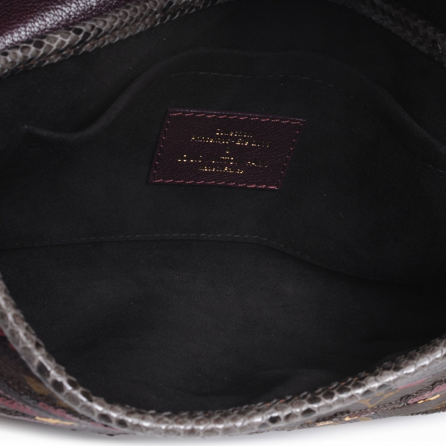 Louis Vuitton Monogram Savage Tiger Clutch Bordeaux 6 of 8