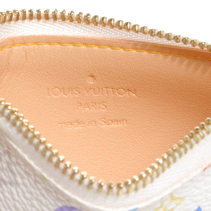 Louis Vuitton Monogram Multicolor Key Pouch White 6 of 7