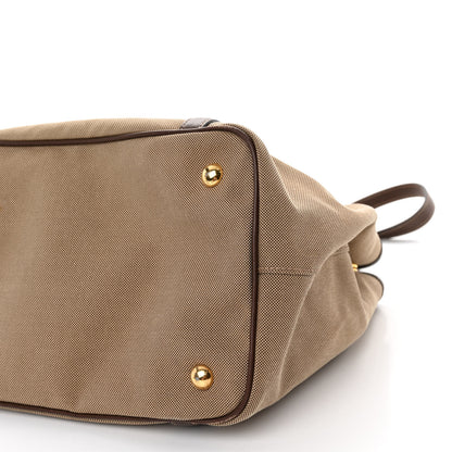 Prada Jacquard Logo Tote Corda Bruciato 9 of 10