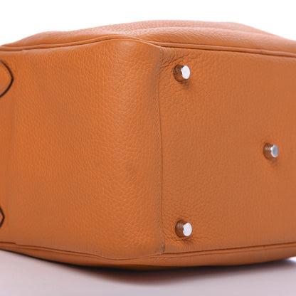 Hermes Taurillon Clemence Lindy 30 Abricot 11 of 13