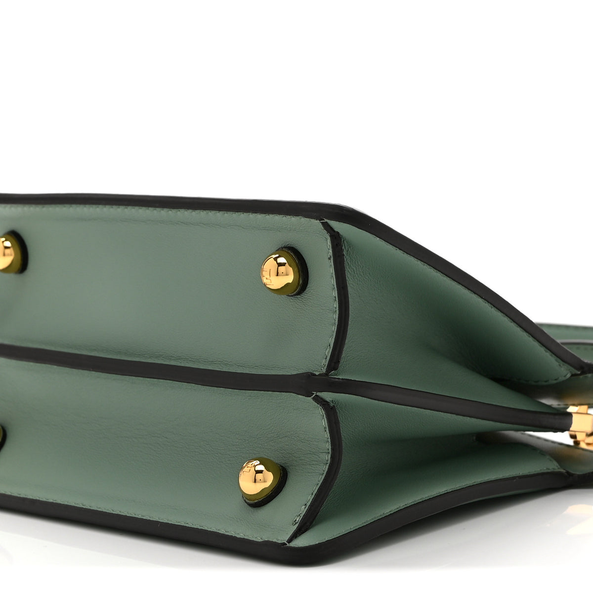 Shiny Nappa Petite Peekaboo I SEE U Satchel Menta