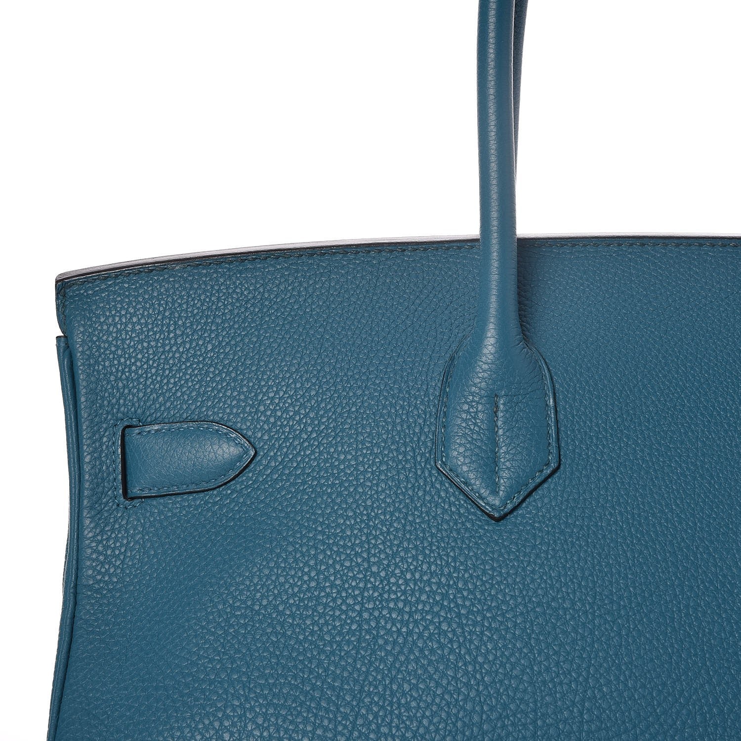 Hermes Taurillon Clemence JPG Shoulder Birkin II 42 Cobalt 25 of 32