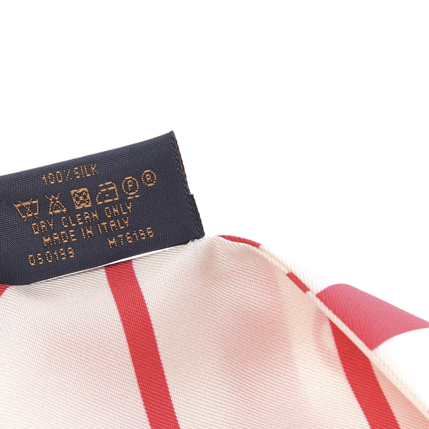 Silk Monogram LV Escale Summer Stripes BB Bandeau Blue Red
