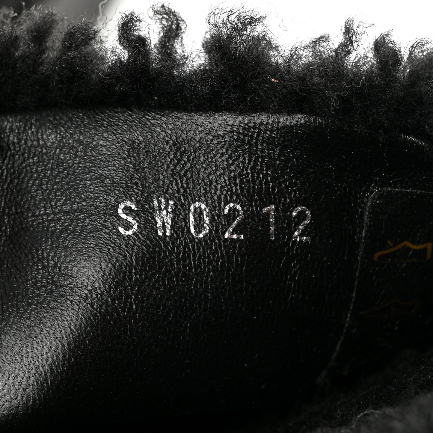 Shearling Magnetic Flat Mule 41 Black