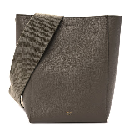 Celine Soft Grained Calfskin Small Sangle Bucket Bag Taupe 1 of 9