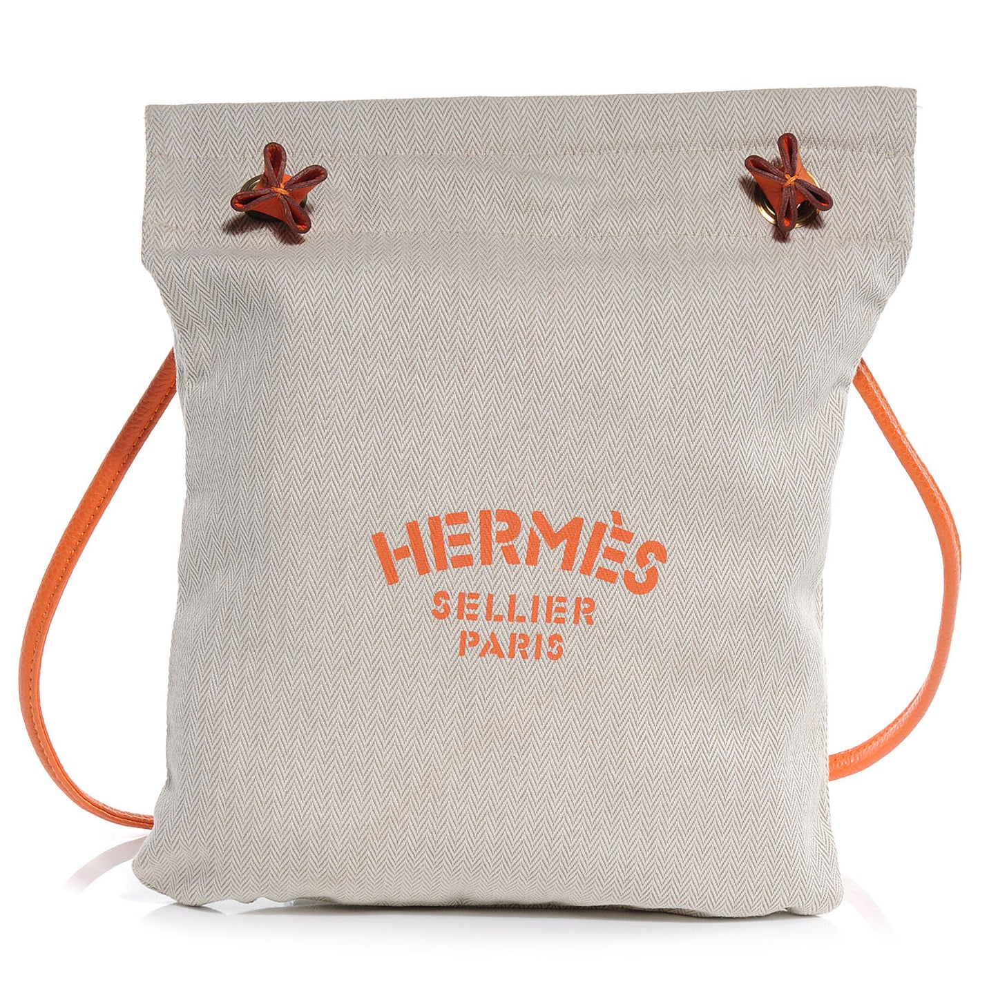 Cotton Aline Small Shoulder Bag Orange