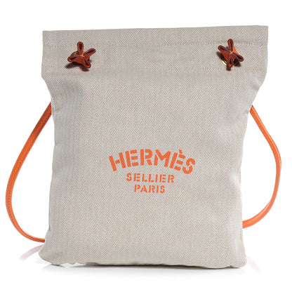 Hermes Cotton Aline Small Shoulder Bag Orange 1 of 7