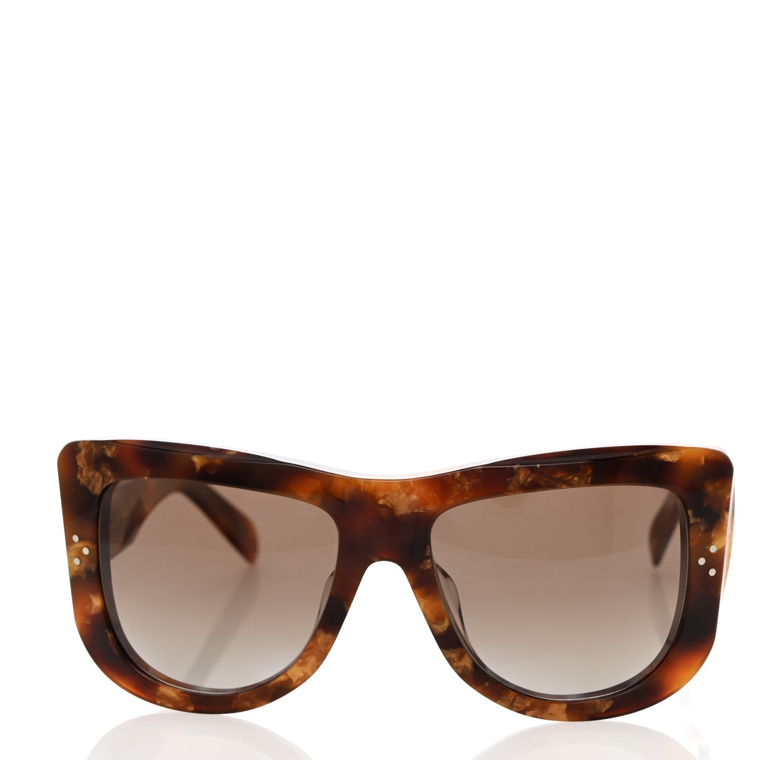 Celine Acetate Square Sunglasses CL40157U Brown 2 of 7