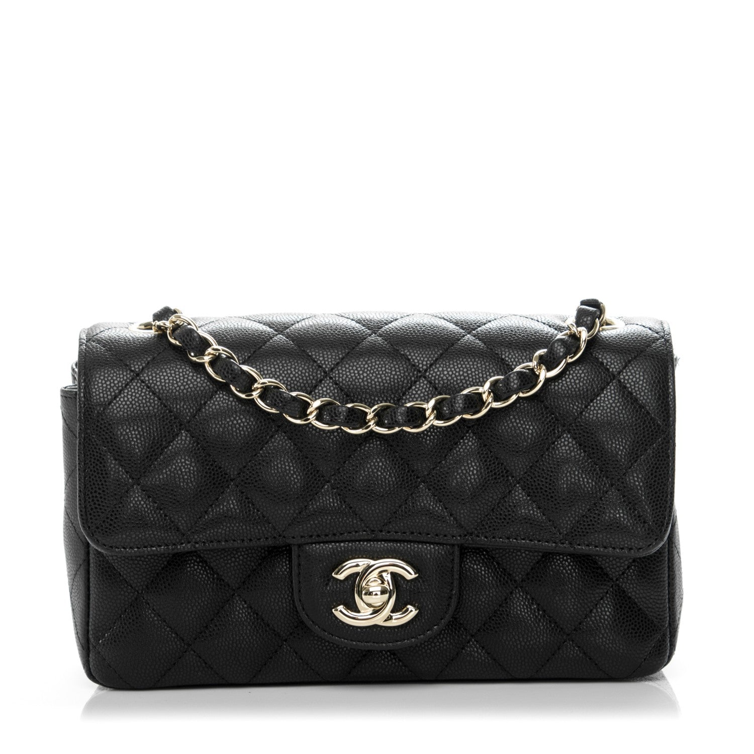 Chanel Caviar Quilted Mini Rectangular Flap Black 1 of 8