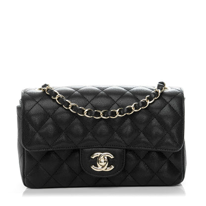 Chanel Caviar Quilted Mini Rectangular Flap Black 1 of 8