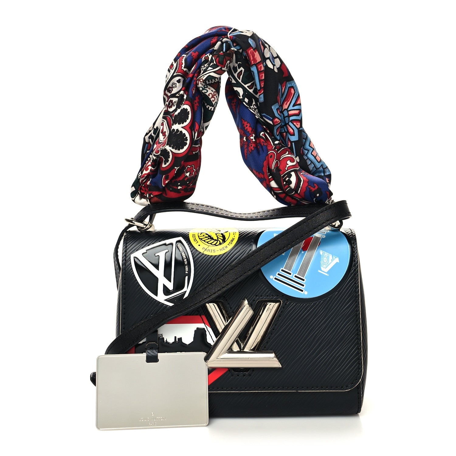 Louis Vuitton Epi World Tour Twist Shoulder Bag PM Black 1 of 10